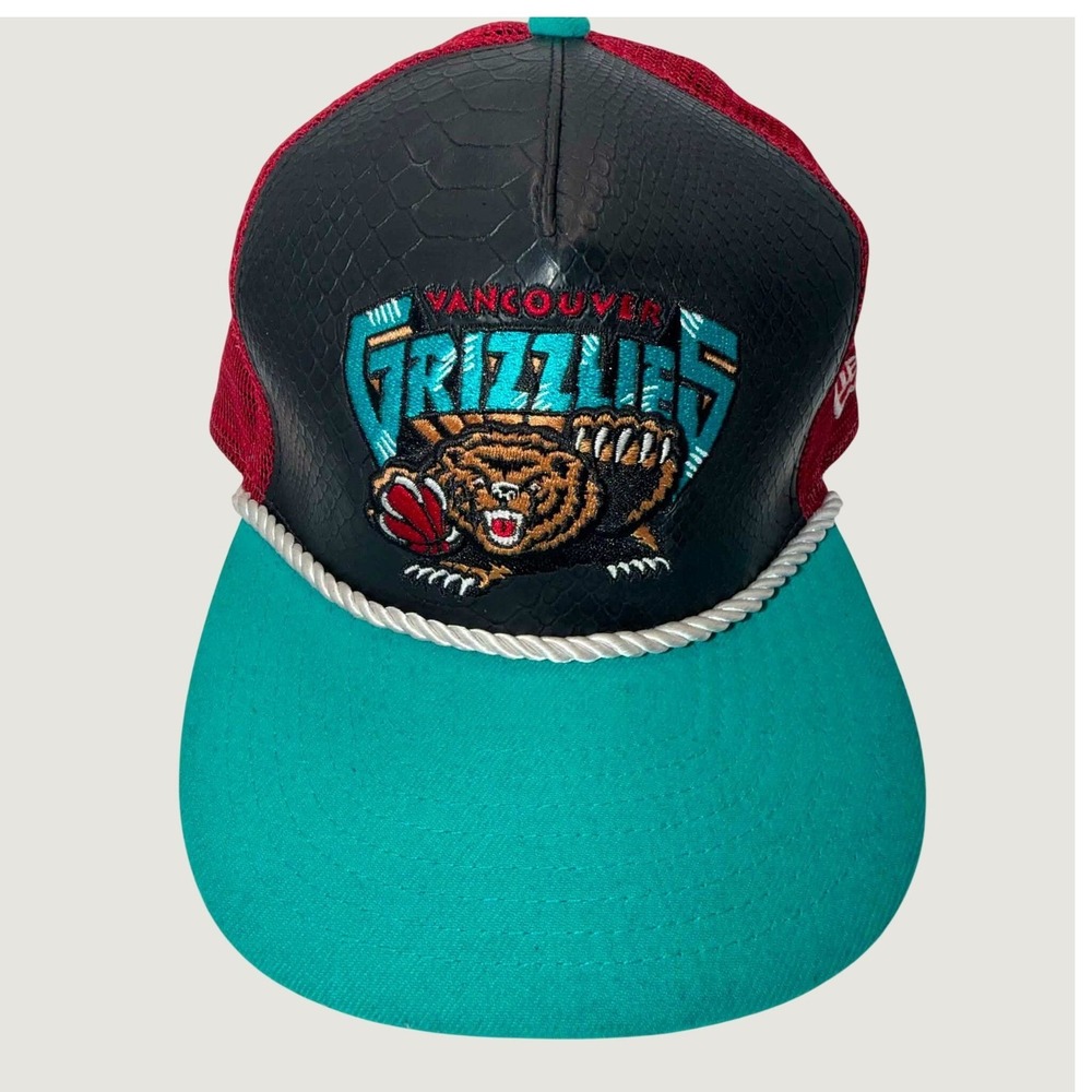 New Era 9FIFTY Vancouver Grizzlies Snapback Hat NBA Hardwood Classics Snakeskin